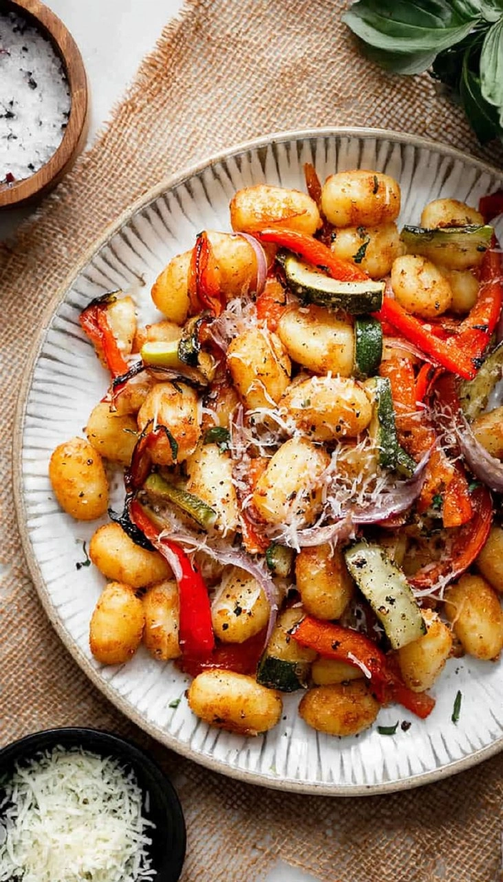 Easy Sheet Pan Gnocchi and Vegetables