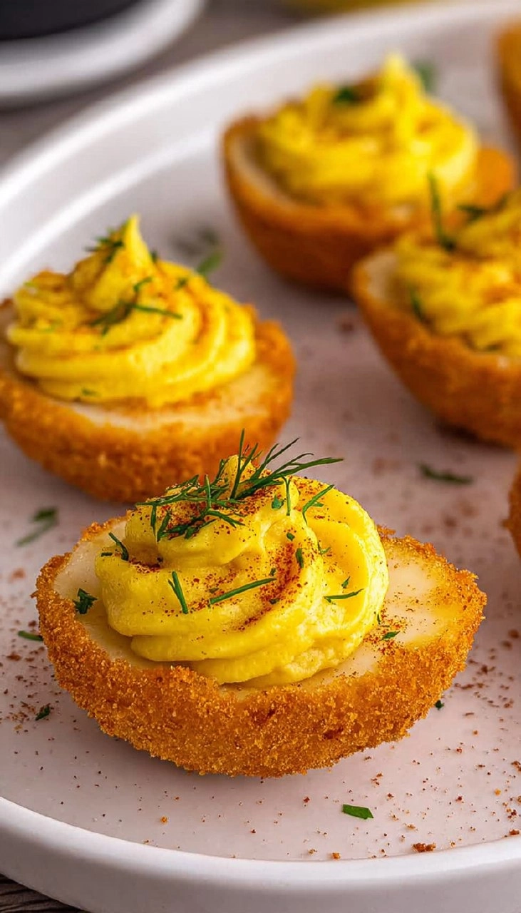 Fried Deviled Eggs