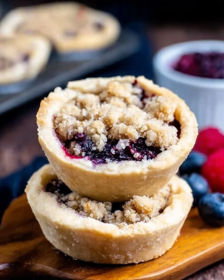 Mini-Pies-Berry-Crumble-Pies-Recipe