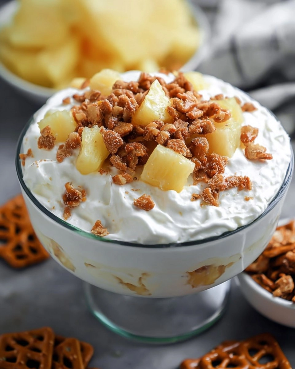 Pineapple Pretzel Salad Fluff