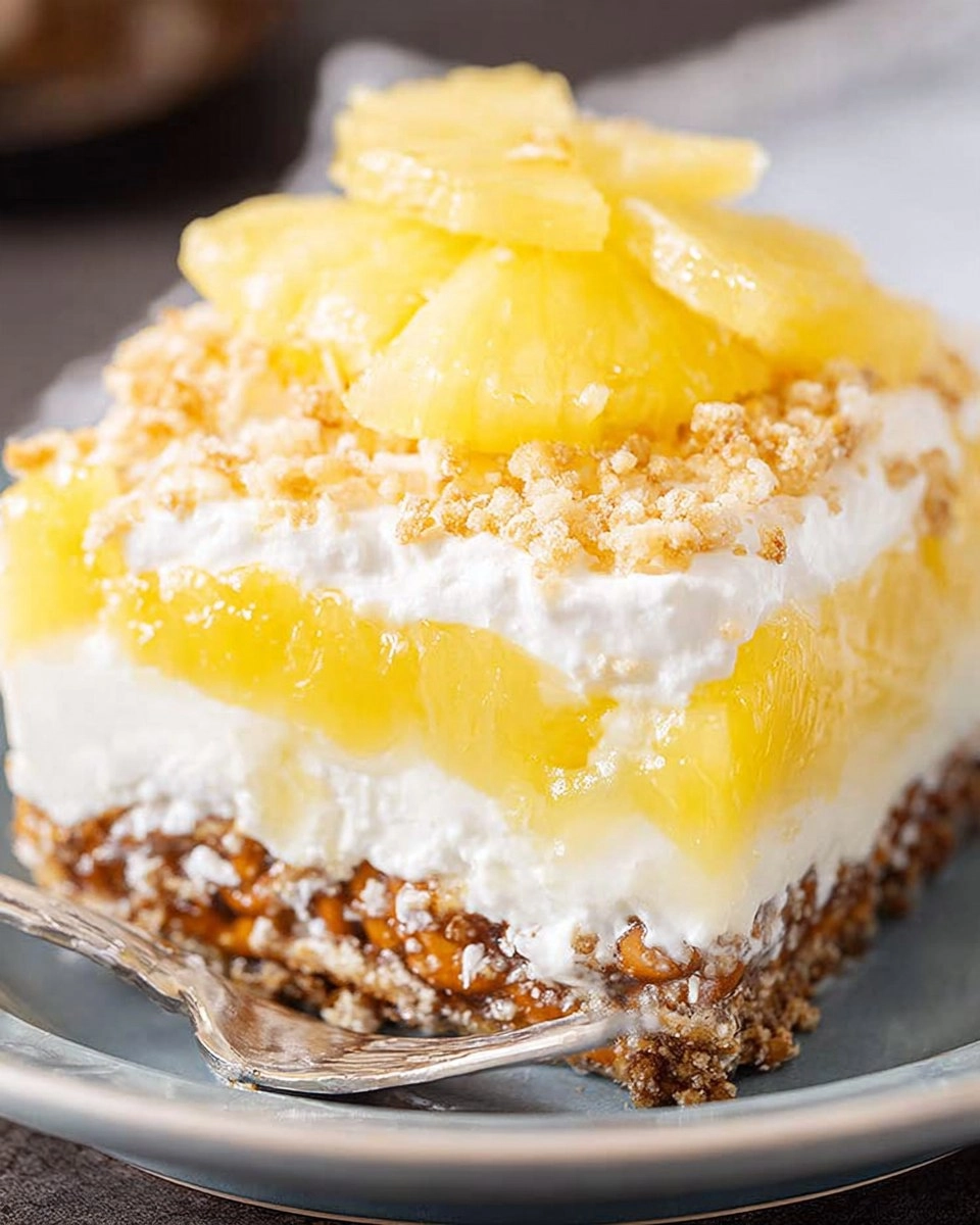 Pineapple Pretzel Salad