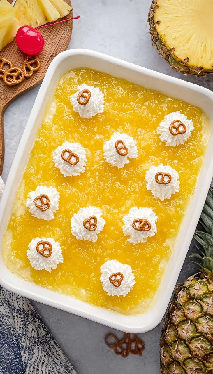 Pineapple Pretzel Salad