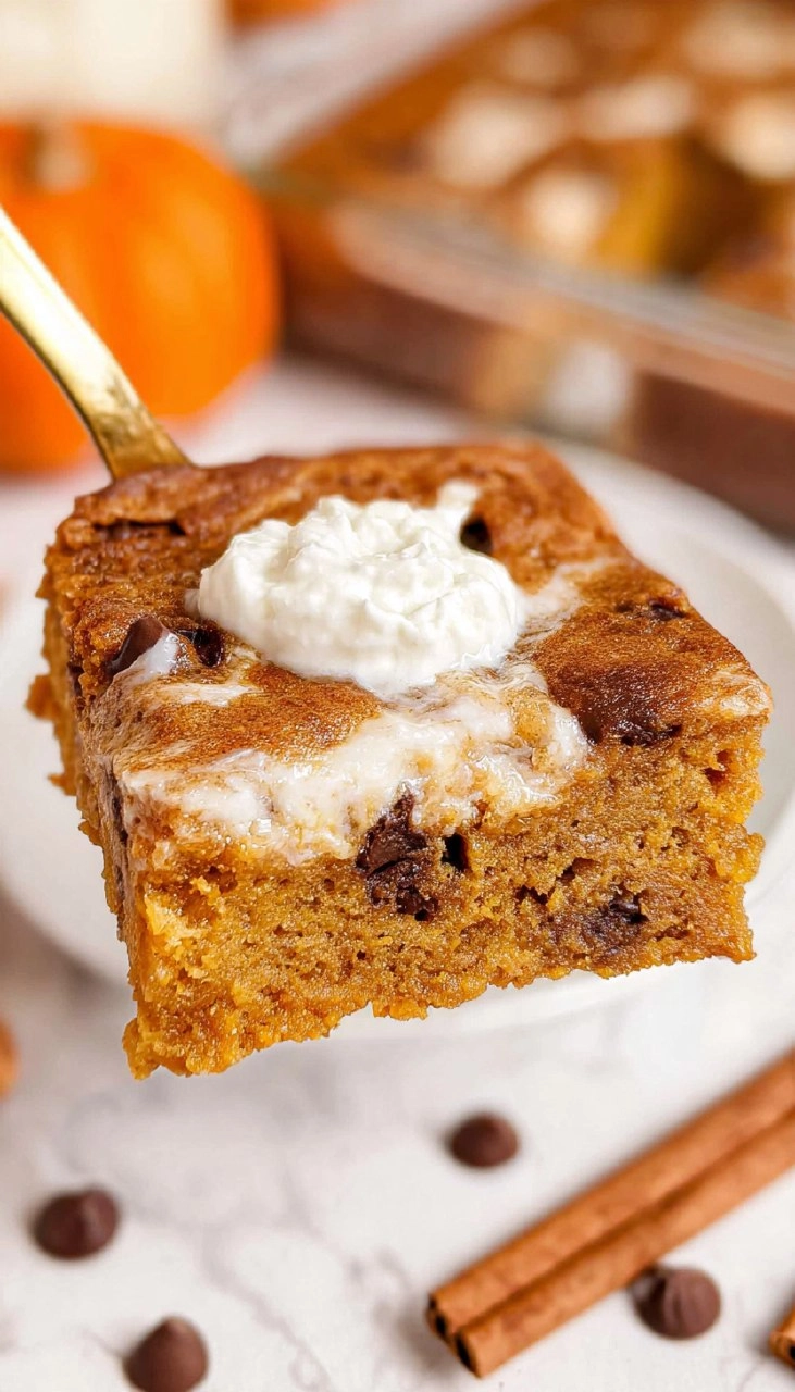 Pumpkin Earthquake Cake