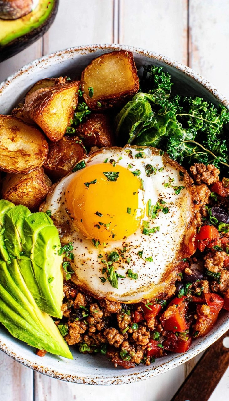 Savory Breakfast Bowl (High Protein, Easy & Paleo)