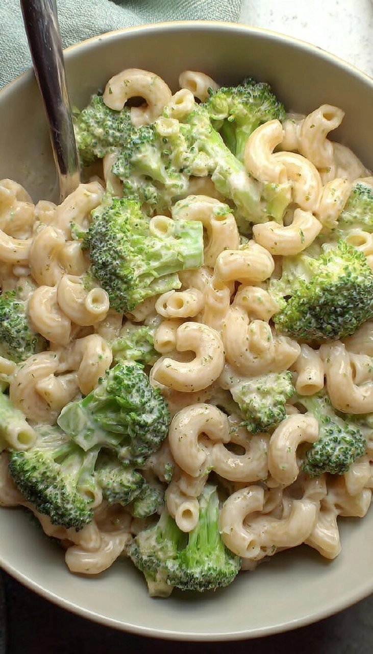 Sharp White Mac and Cheese with Broccoli (High Protein)