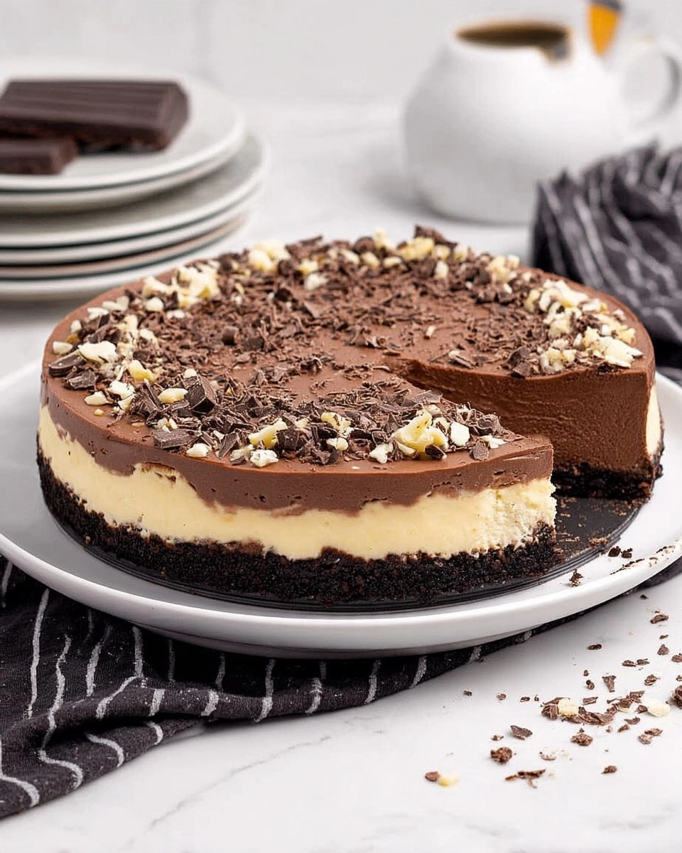 Triple Chocolate Cheesecake